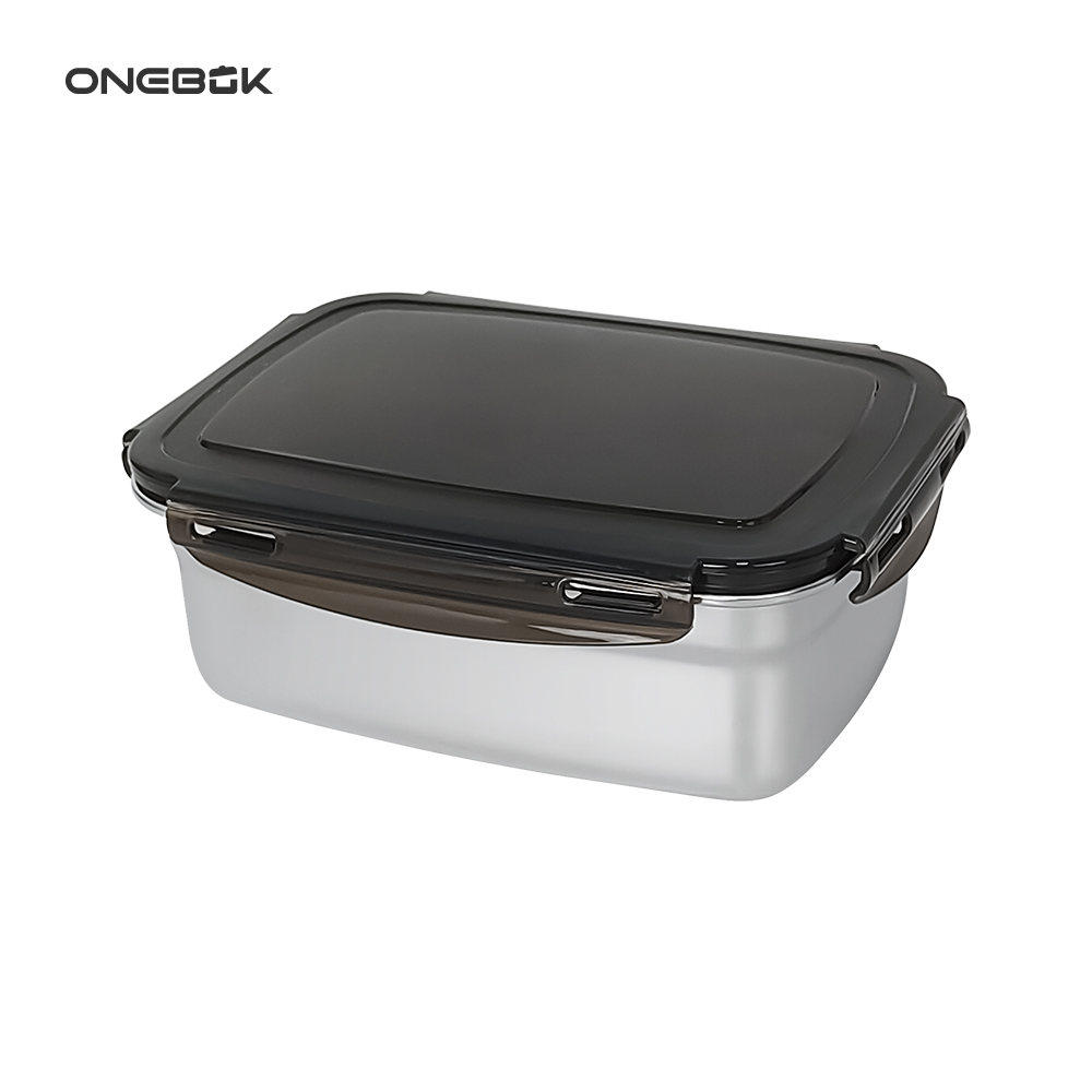 [ONEBOK] 스테인레스 밀폐용기 직사각형 1350ml