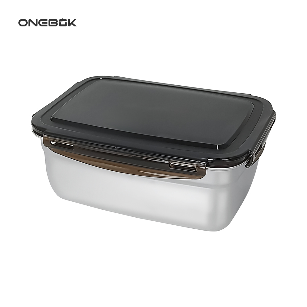 [ONEBOK] 스테인레스 밀폐용기 직사각형 1850ml