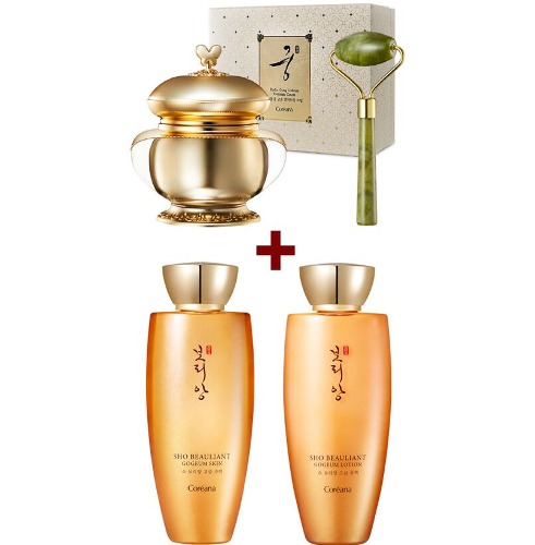 쇼 보리앙 수액 유액+로댕궁 고흔크림+옥마사지기150mlx2, 55ml(옥마사지)