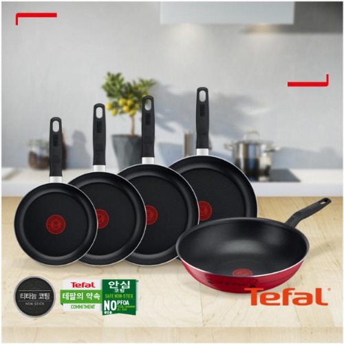 테팔 밸리드쿡 프라이팬 20cm+24cm+26cm+28cm+궁중팬28cm