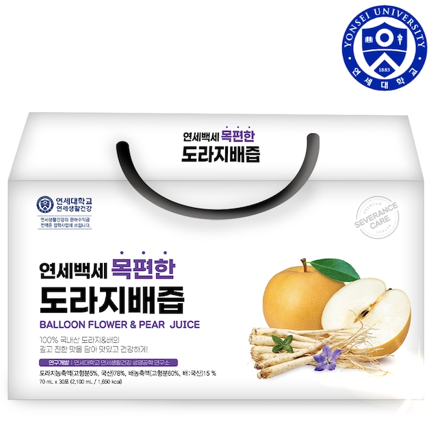 [연세생활건강] 연세백세 목편한 도라지배즙 70ml x 30포