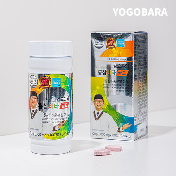 [김오곤] 홍삼비타 골드1000ml*100정(100일분)