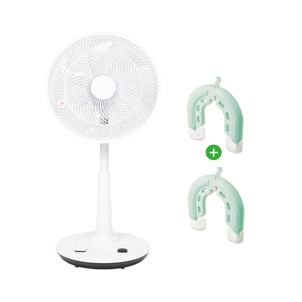 [루첸 ]Air beam 하이브리드 서큘레이터형 선풍기 LF-14A1+아이스톤 MDI-3200 2세트