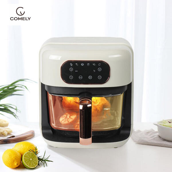 [코멜리] 글라스 에어프라이어 4.5L (디지털)/CAF-5500D