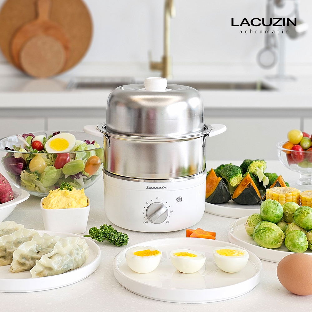 라쿠진 풀스텐 계란찜기LCZ160(화이트)/LCZ160