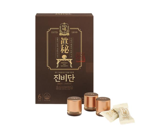 [정관장] 진비단 3.75g x 15환(56.25g) + 전용쇼핑백
