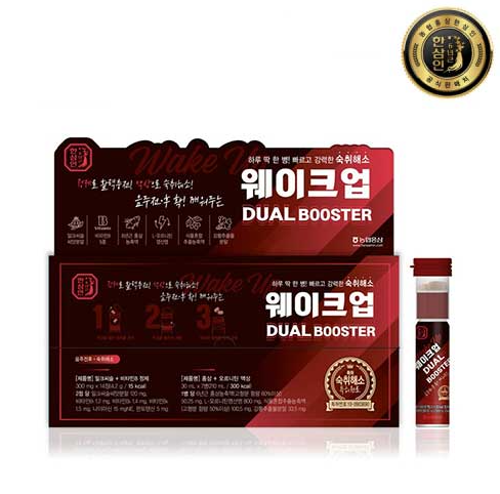 [농협홍삼 한삼인] 웨이크업 듀얼 부스터 (30ml + 300mg x 2정) x 7병