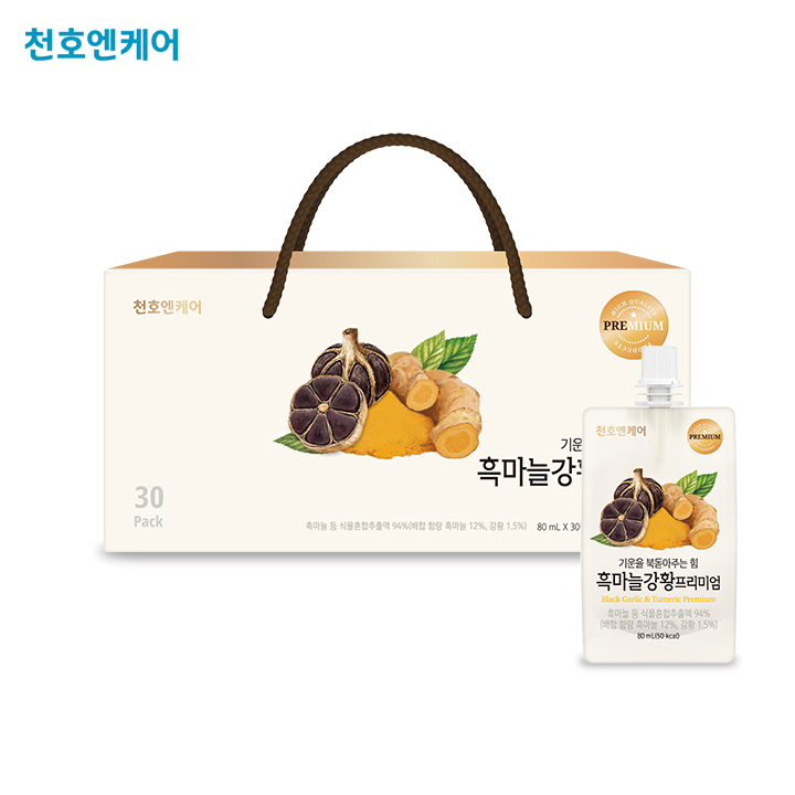 [천호엔케어] 흑마늘강황 프리미엄 80ml x 30포