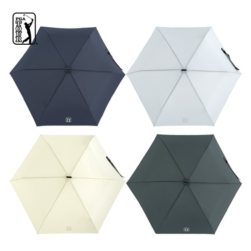 [PGA] 친환경그린 3단 수동 사각스키니 우산 (색상택일)네이비,라이트블루,아이보리,카키그린