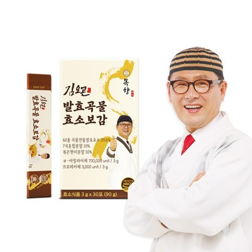 김오곤 발효곡물 효소보감 90g(3g*30포) 유통기한: '26.04.22