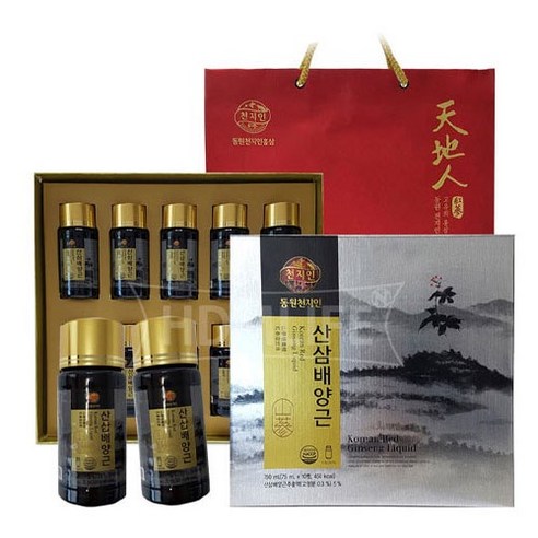 [동원천지인] 산삼배양근 선물세트 75ml*10병