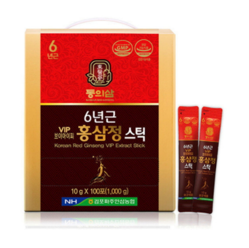 동의삼 6년근 VIP 홍삼정스틱10g x 100포 (2027-07-15)
