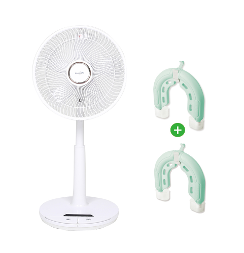 [루첸] Air beam 풋터치 리모컨 서큘레이터형 선풍기 LF-L2320R+아이스톤 MDI-3200