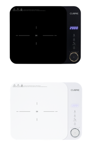 쿠오레 더블팬 인덕션 1구(CKI-D10W 화이트, CKI-D10B 블랙) -12월말입고