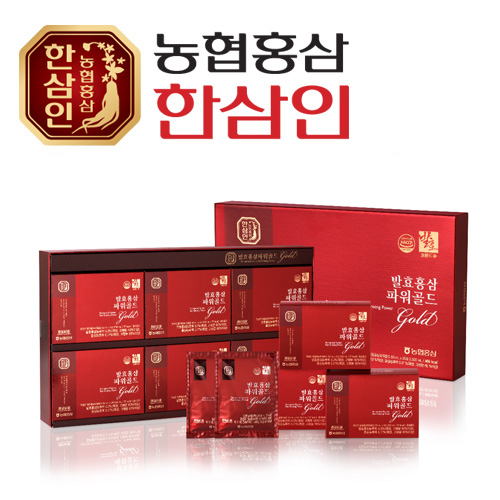 [한삼인] 발효홍삼파워골드 50ml x 30포