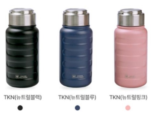 [스위스밀리터리] 뉴트럴 텀블러 360ml OKK-TKN360N / 블랙,블루,핑크 색상선택