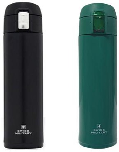 [스위스밀리터리] 루앙 텀블러 450ml  OKK-LS450 / 그린,블랙 색상선택