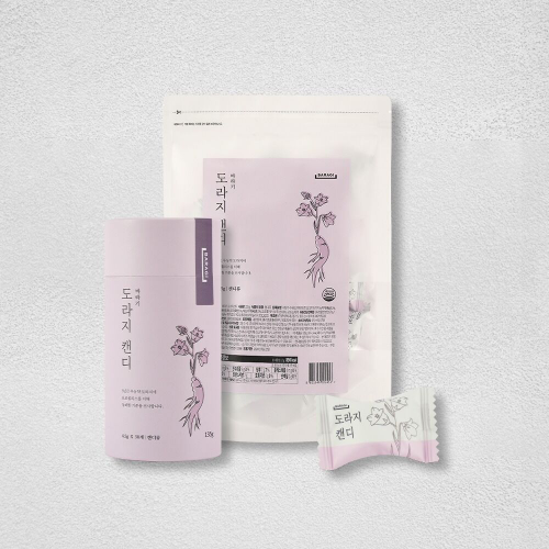 (한의사개발) 국내산 도라지 프로폴리스 캔디 파우치 50개입