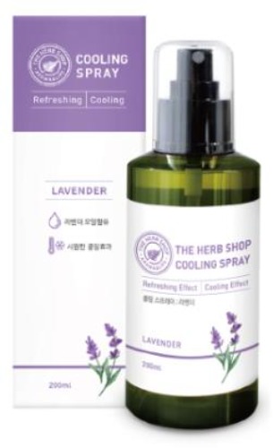 [더허브샵] 쿨링 스프레이 200ml  전용케이스 쇼핑백X   향 : 라벤더+페퍼민트