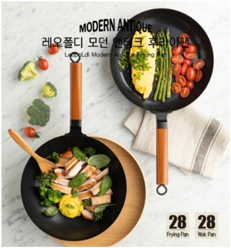 [레오폴디] 모던 앤티크 후라이팬 2종(28후라이팬+28궁중팬)