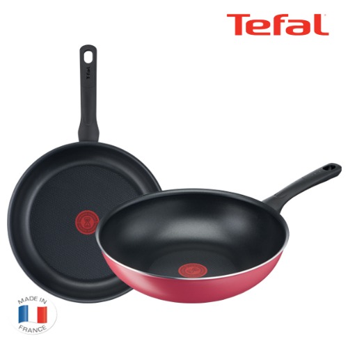 테팔 팬&냄비 에브리데이 테이스티 2종세트 (프라이팬 28cm + 볶음팬 28cm)	EVTY_FP28_WP28