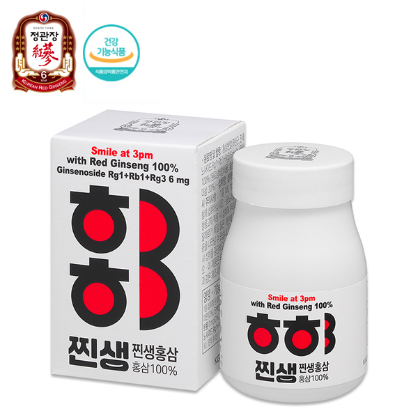 협의된 폐쇄몰만 공급가능! / 한국인삼공사 정관장 찐생 홍삼 500mg x 60정 + 쇼핑백