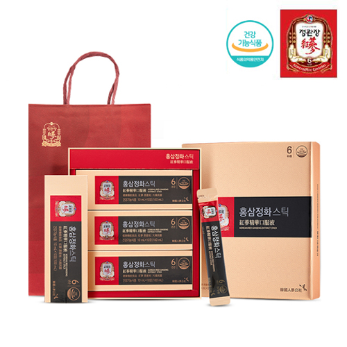 한국인삼공사 정관장 홍삼정화스틱 10ml x 30포+ 쇼핑백 / 오픈마켓 절대 판매 금지!