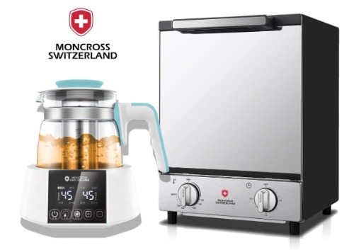 스위스 몽크로스 Classic 미러오븐기 12L 2단 + Smart Multi 티메이커 1.0L