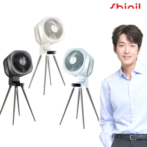 [신일전자] 2024년 최신상  음성인식 AI 큐브 써큘레이터 자동입체 회전/8시간 타이머 BLDC 모터 리모컨  SIF-CU09ECA