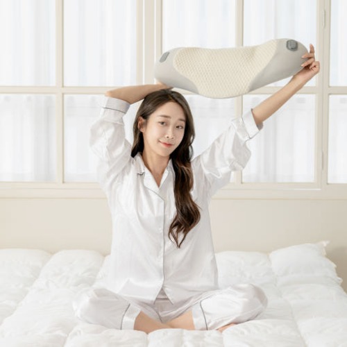 [비타그램] 공기압 온열 허리베개