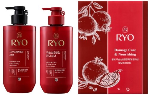 [려] 함빛 극손상모케어 컬렉션 2종 (샴푸480ml+컨디셔너480ml)