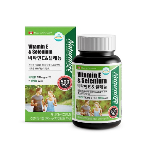 네추럴라이즈 비타민E & 셀레늄 500mg*90c