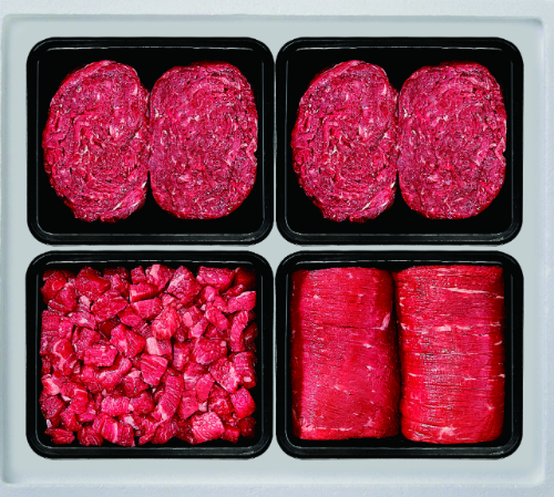 [국제식품] 한우1등급 냉장 선물세트 1.4kg (불고기350g*2, 국거리350g, 장조림350g)