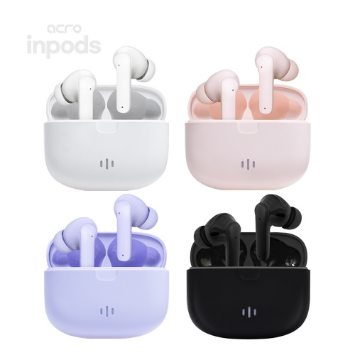 [아크로] 인팟 블루투스 이어폰 ACRO INPODS(화이트,핑크,퍼플,블랙)