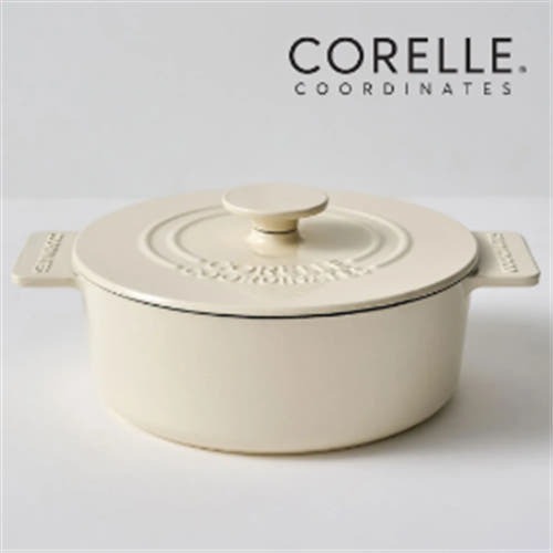 [코렐] 코디네이츠 무쇠 애슐리 아이보리 22cm 전골냄비