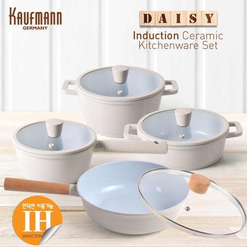 [카우프만] 데이지 인덕션 주방 8P 세트(W형) KDIC-W8P