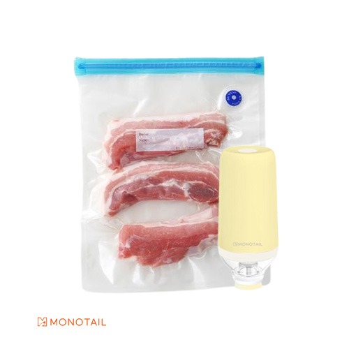 [모노테일] 진공 지퍼백 대 세트