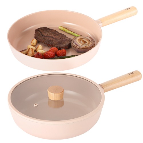 [네오플램] 피카 오브제 IH 프라이팬 26cm + 궁중팬 뚜껑포함 26cm 2종 세트