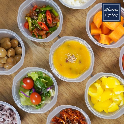 [죠르노펠리체] 이지쿡 밥보관 용기 275ml*5P GF-ERN5