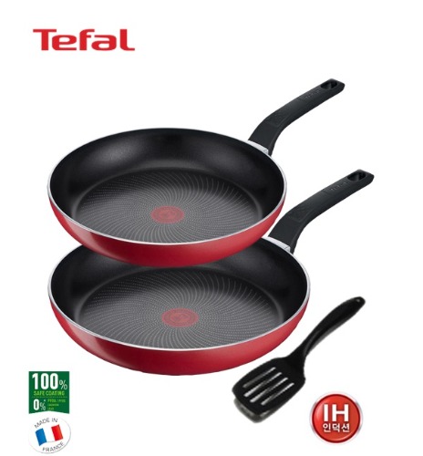 [테팔] IH 스탠다드쿡 인덕션 프라이팬 3종 F24cm+F30cm+나일론뒤집개