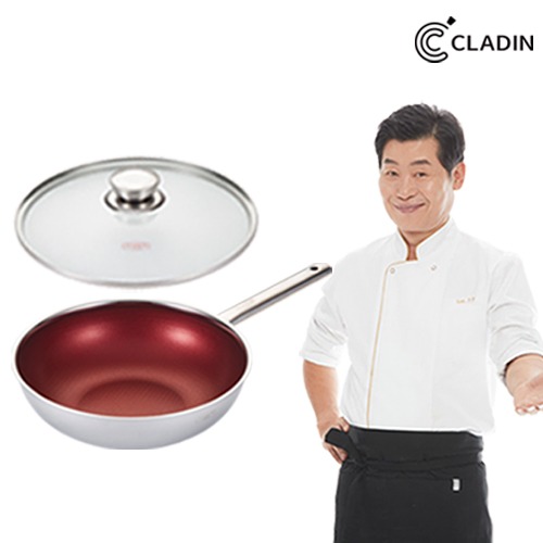 [클래딘] 이연복쉐프 스테인리스 통3중 베네핏 28cm 궁중팬 2종 세트
