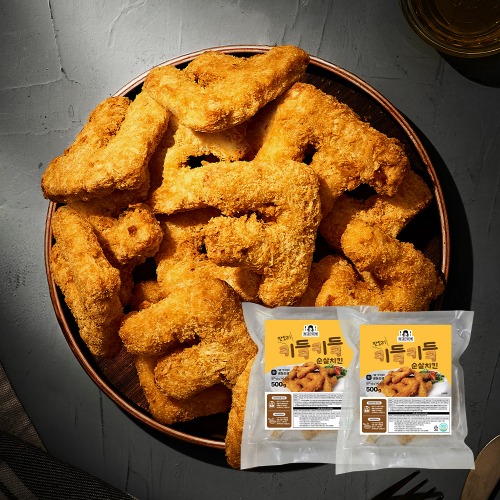 [청춘식객] 키듴키듴 통 닭가슴살 순살치킨 500g 1팩