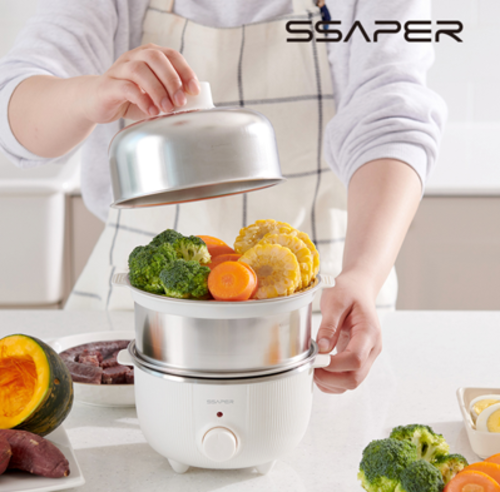 셰퍼 스텐 2단 계란 찜기 JSK-N5001