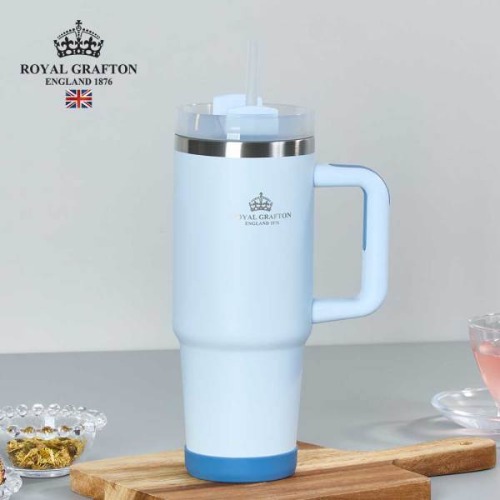 로얄그래프톤 보온/보냉 빅머그 텀블러 라이트블루 1200ml
