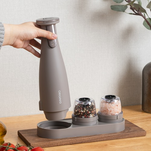 오리지니크 충전식 전동 그라인더 트레이 1개+컨테이너 3개 (그라인더 미포함)