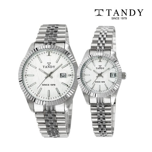 [TANDY] 탠디 럭셔리 메탈 손목시계(스와로브스키 식입) T-3921 여자 빈티지화이트