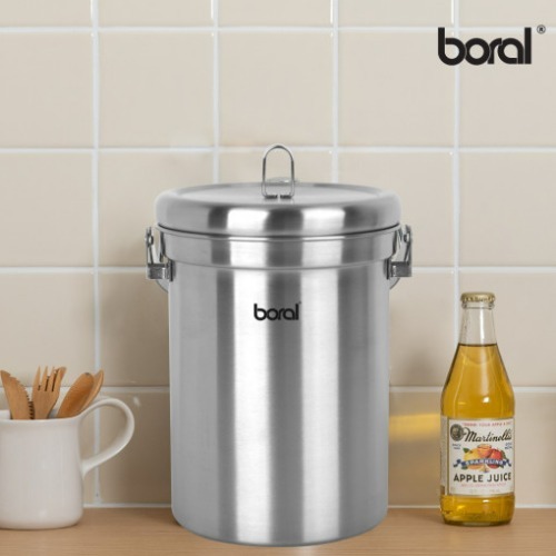 보랄 스테인레스 음식물 쓰레기통 BR-500L