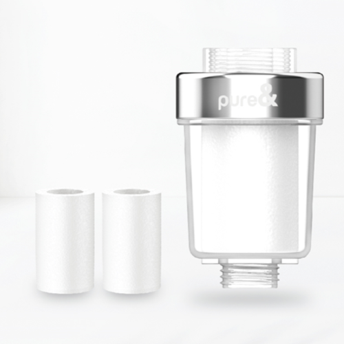 [퓨리앤] 휴대용 샤워기 필터 세트 PUR-F1000A