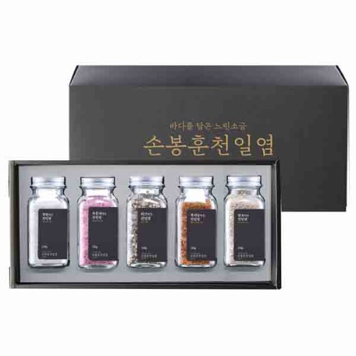 [손봉훈] 솔트레인보우 5종 선물세트 (소금5)