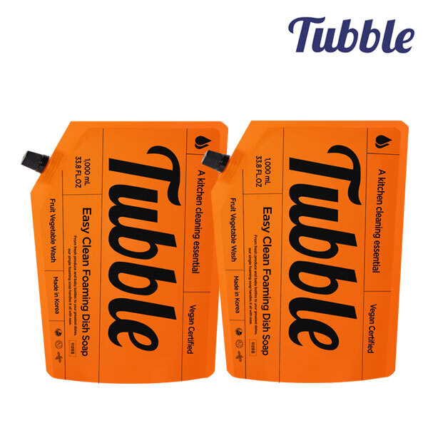 [터블] 이지클린 포밍 주방세제 리필팩 (1,000ml x 2개) TB_P_1000mlx2ea